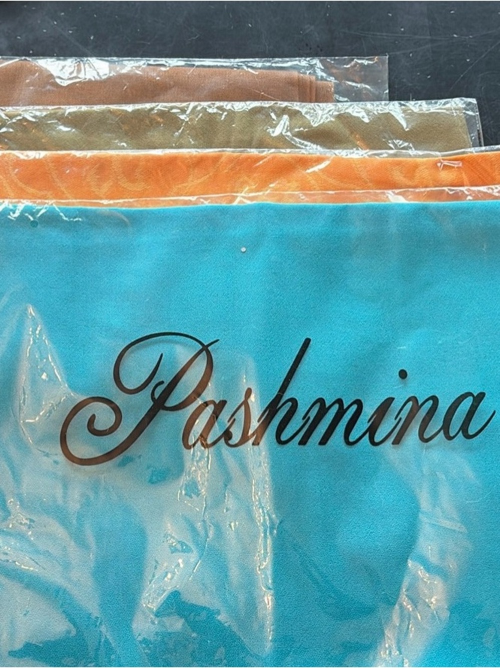 4 Pashmina scarves